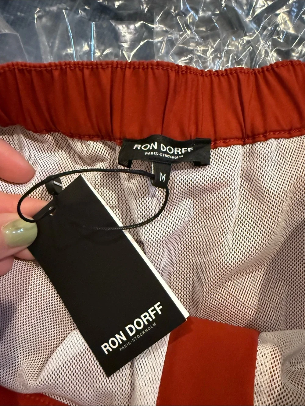 Ron Dorff men’s Tennis swim shorts- size M NWT